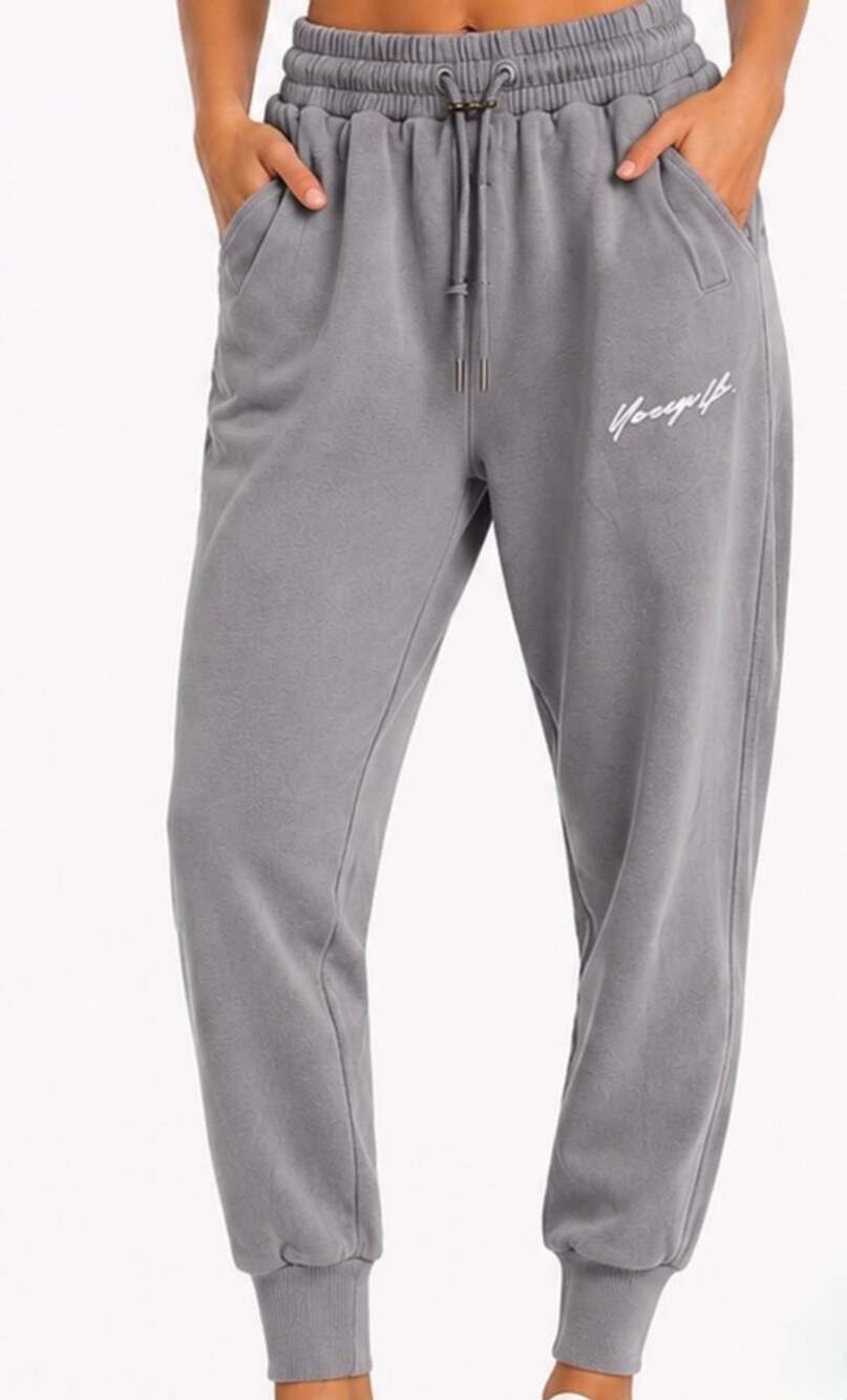 YoungLA Mens Grey Sweatpants Medium